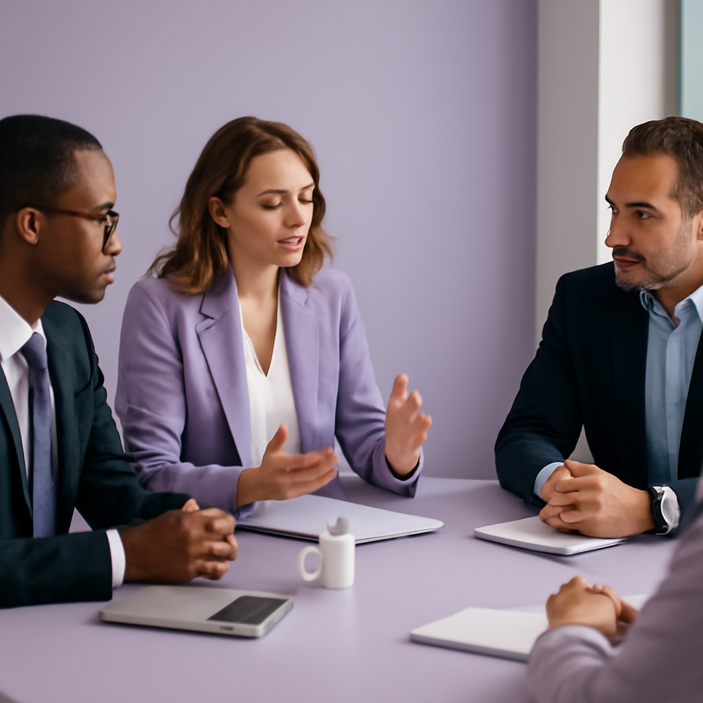 Board of directors in discussion