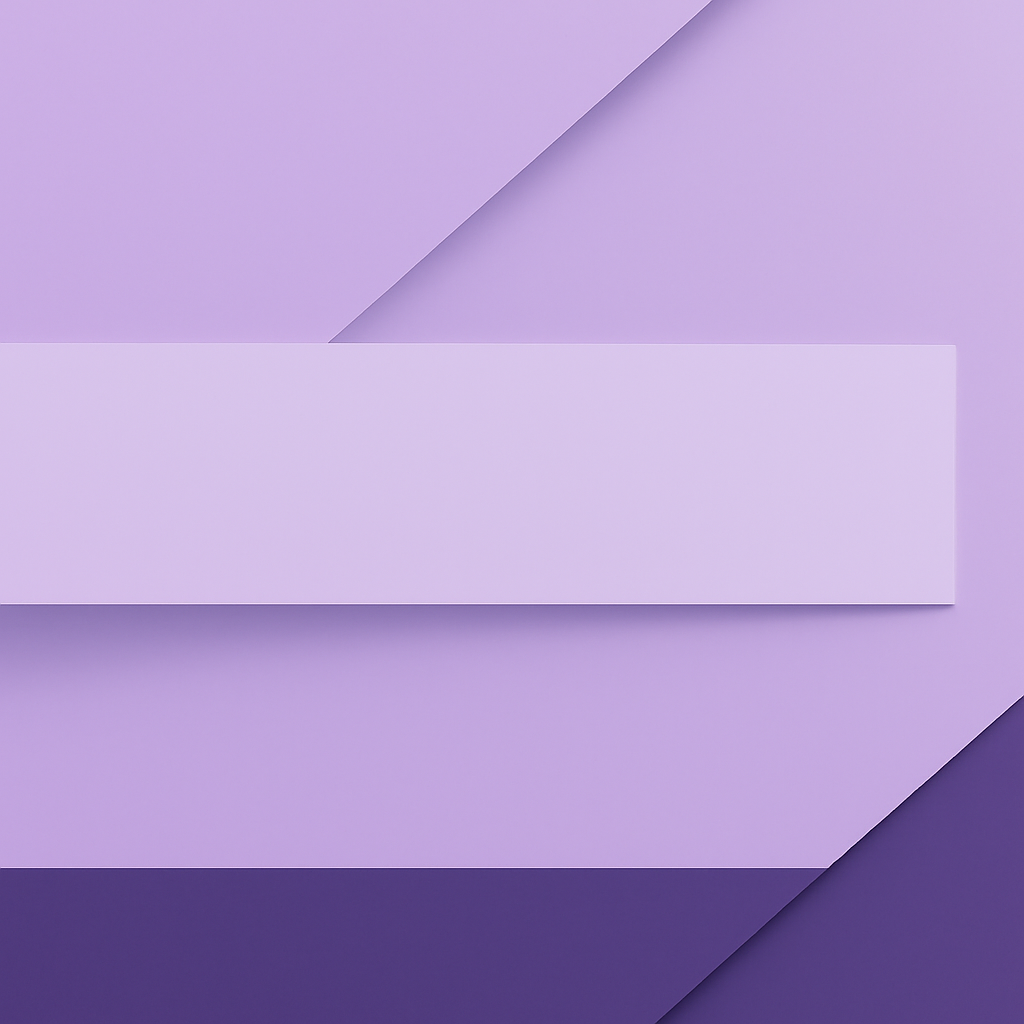 Abstract geometric panel in purple tones